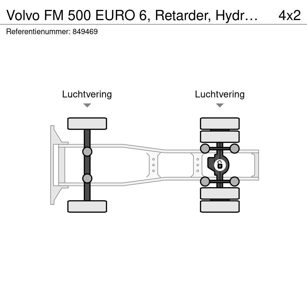 Volvo FM 500 EURO 6, Retarder, Hydrauliic Trekkers