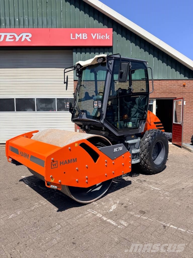 Hamm hc70i مداحل أحادية الأسطوانة