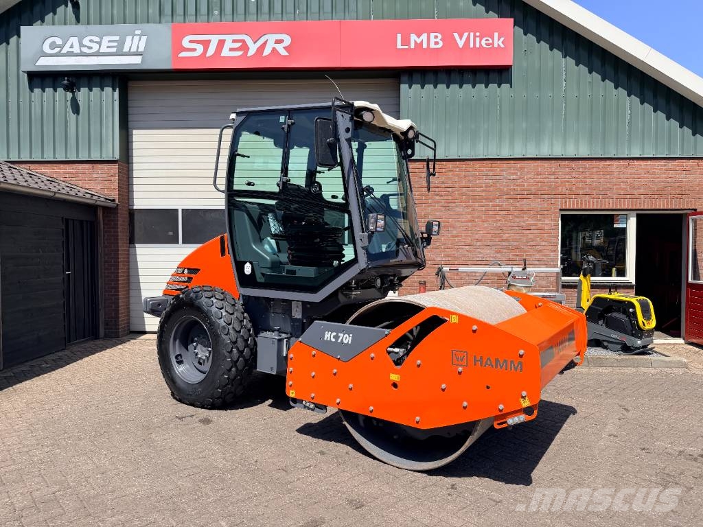 Hamm hc70i مداحل أحادية الأسطوانة