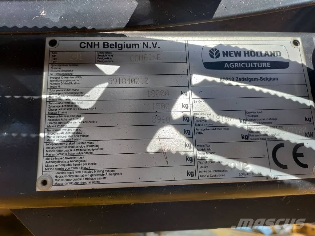 New Holland CX 8090 SL Ražas novākšanas kombaini