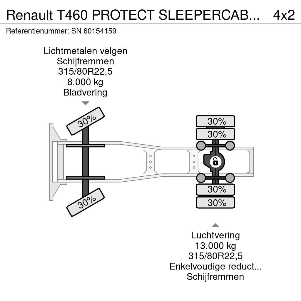 Renault T460 PROTECT SLEEPERCAB (EURO 6 / I-SHIFT / 8.000 وحدات الجر