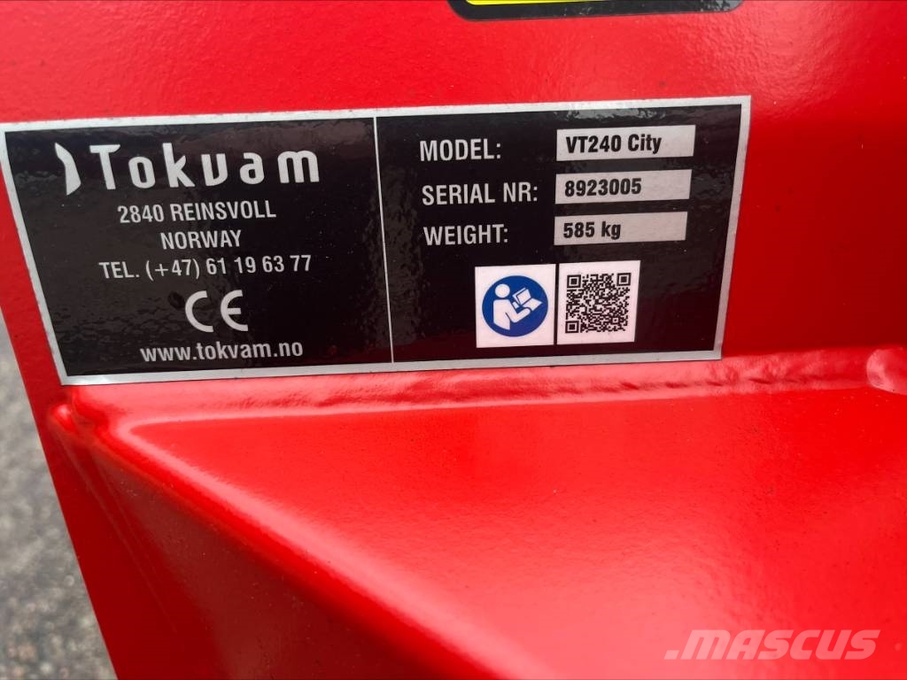 Tokvam VT 240 City 刮雪板和犁