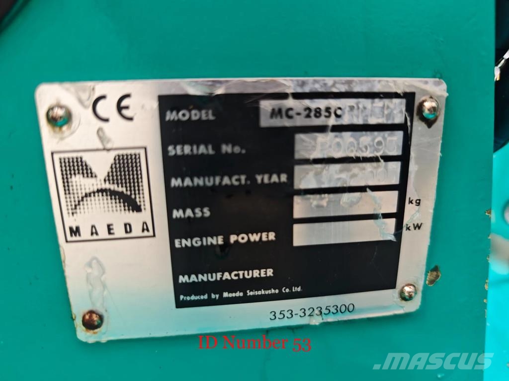 Maeda MC 285 C RMEH Diesel + Electric Remote Control! Mini vinçler