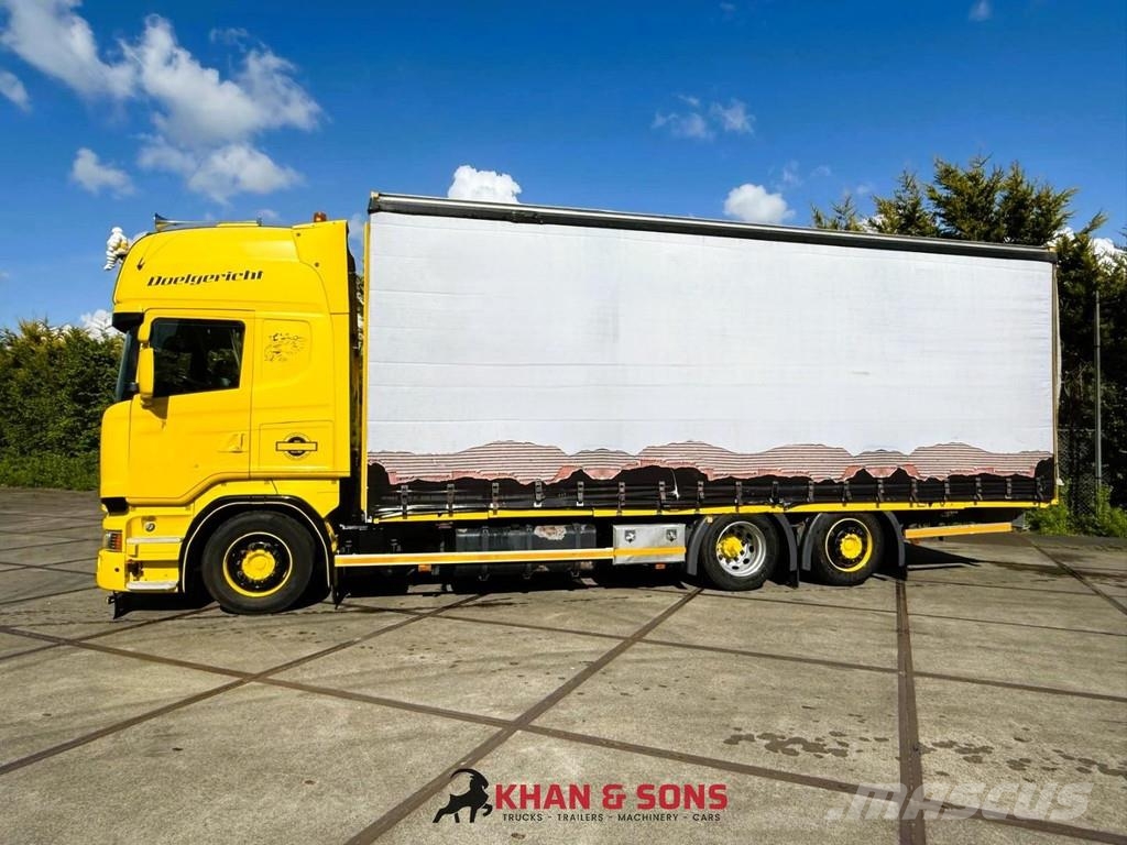 Scania R450 6X2 - Retarder - Holland Truck Schuifzeilopbouw