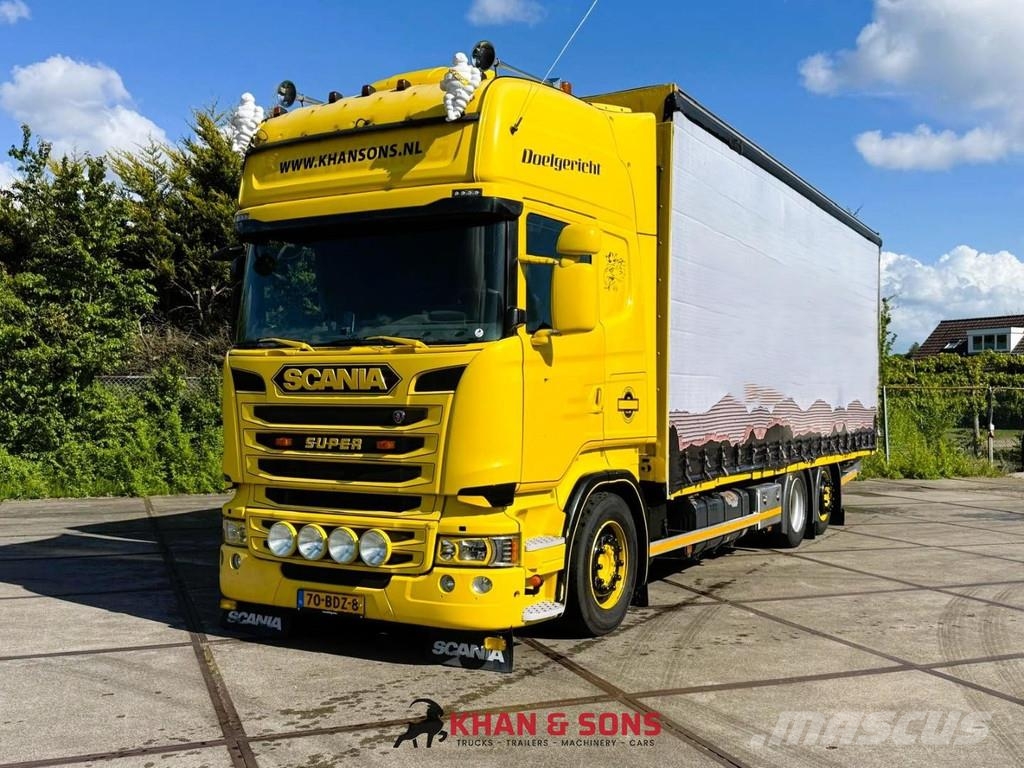 Scania R450 6X2 - Retarder - Holland Truck Schuifzeilopbouw