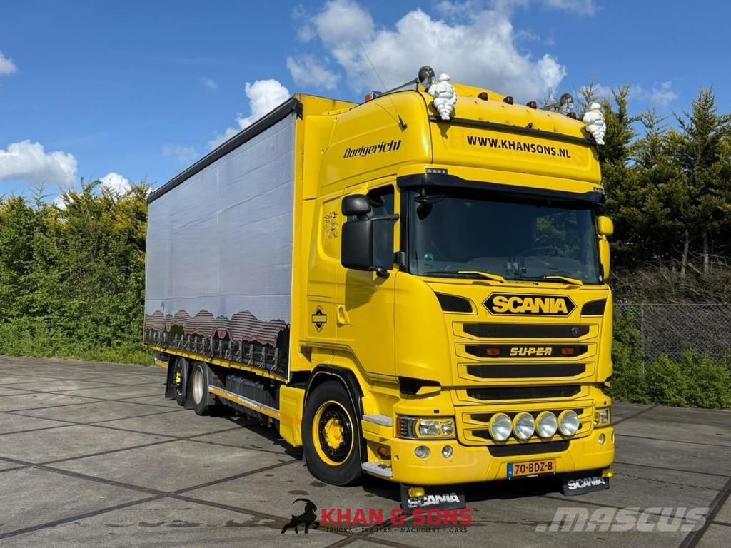 Scania R450 6X2 - Retarder - Holland Truck Schuifzeilopbouw