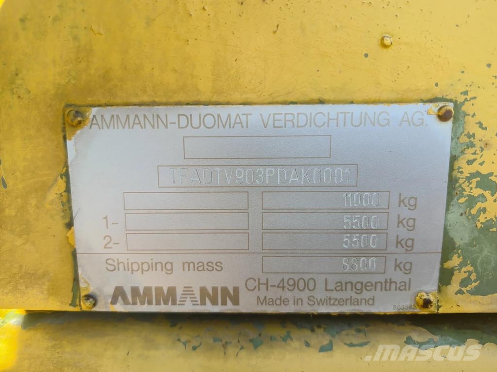 Ammann DTV903AK Tandemwalzen