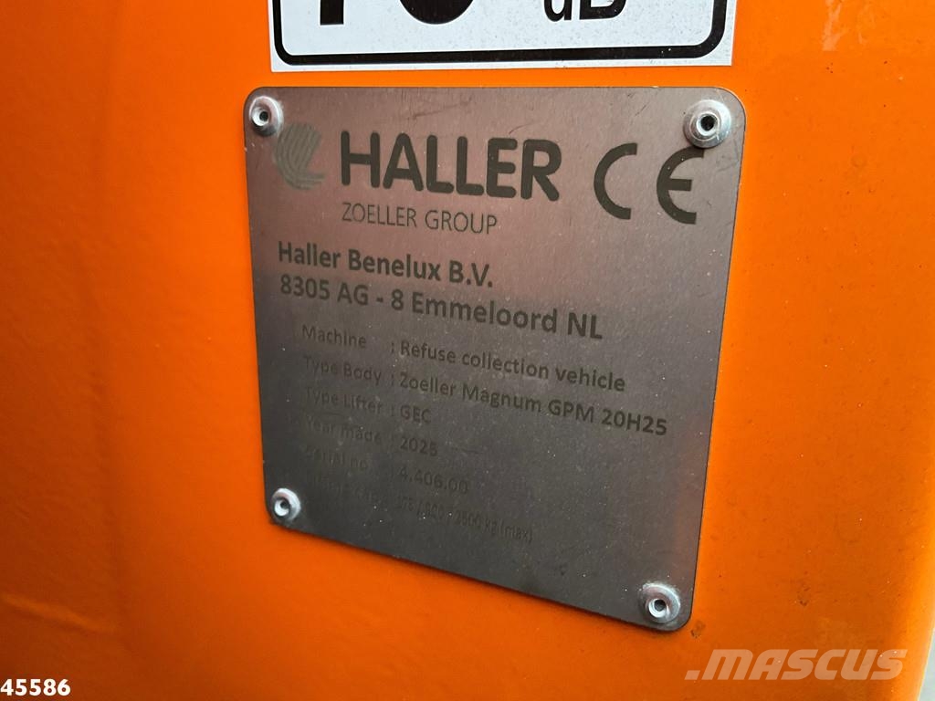 DAF FAG XD 340 Euro 6 Geesink 20m³ Welvaarts weighing Waste trucks