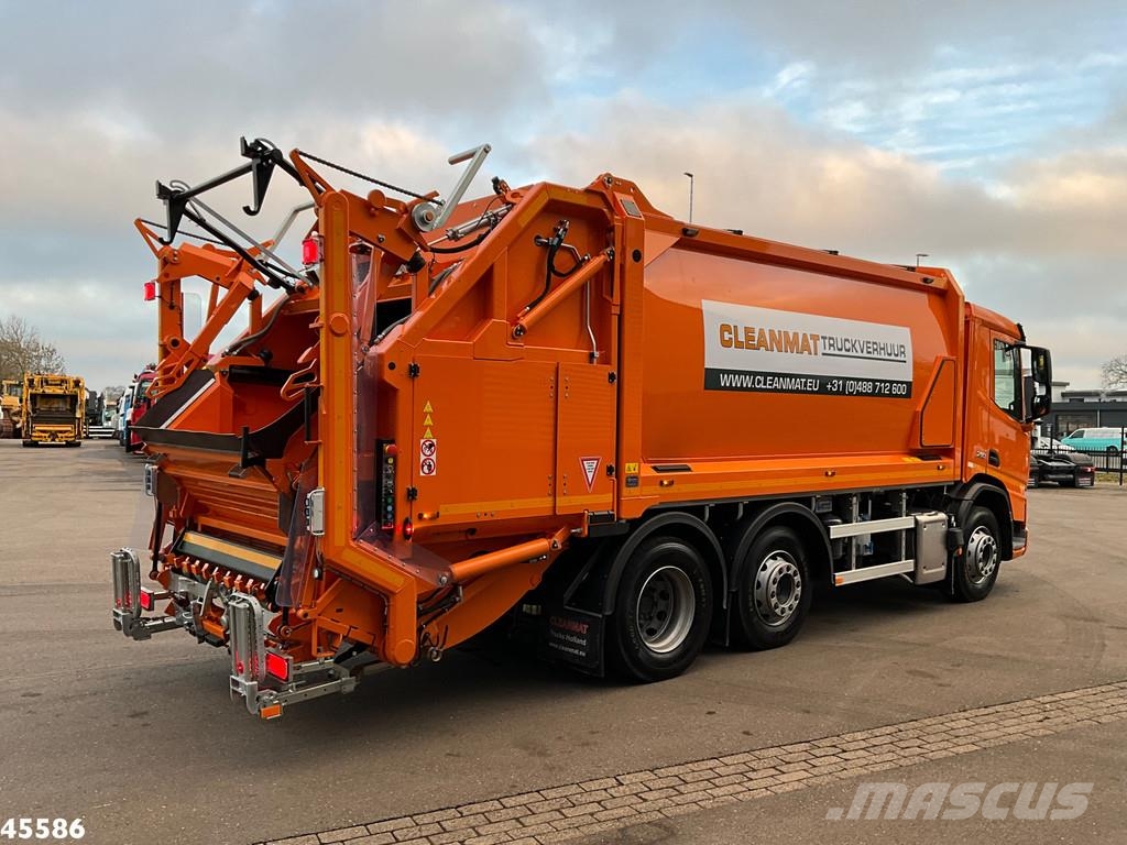 DAF FAG XD 340 Euro 6 Geesink 20m³ Welvaarts weighing Waste trucks