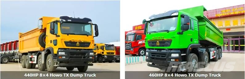 Howo 400HP TX 6X4 Dump Truck Camiones desmontables
