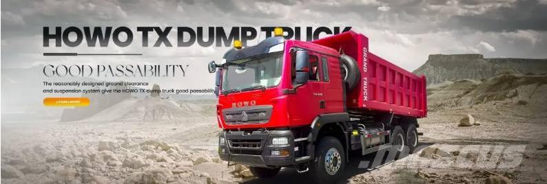 Howo 400HP TX 6X4 Dump Truck Camiones desmontables