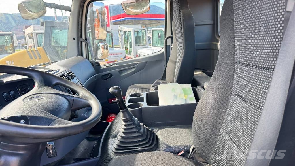 Mercedes-Benz AXOR 1829 4x2 meiller absetz tipper - spring Camion cu carlig de ridicare