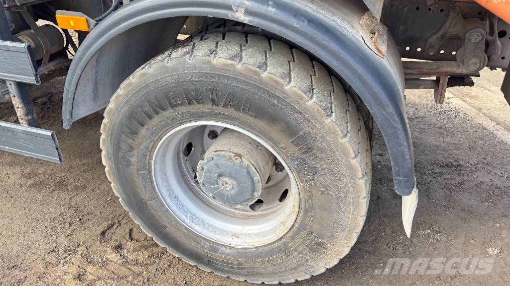 Mercedes-Benz AXOR 1829 4x2 meiller absetz tipper - spring Camion cu carlig de ridicare