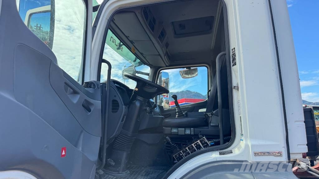 Mercedes-Benz AXOR 1829 4x2 meiller absetz tipper - spring Camion cu carlig de ridicare