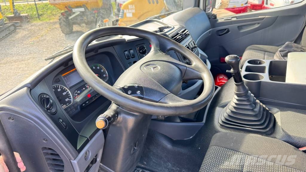 Mercedes-Benz AXOR 1829 4x2 meiller absetz tipper - spring Camion cu carlig de ridicare
