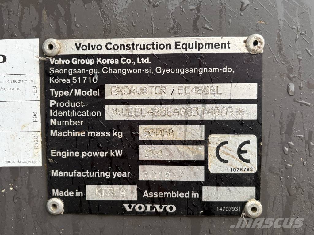 Volvo EC 480 E L Bageri gusjeničari