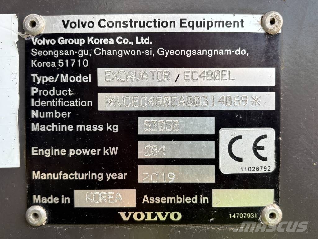 Volvo EC 480 E L Excavadoras de cadenas