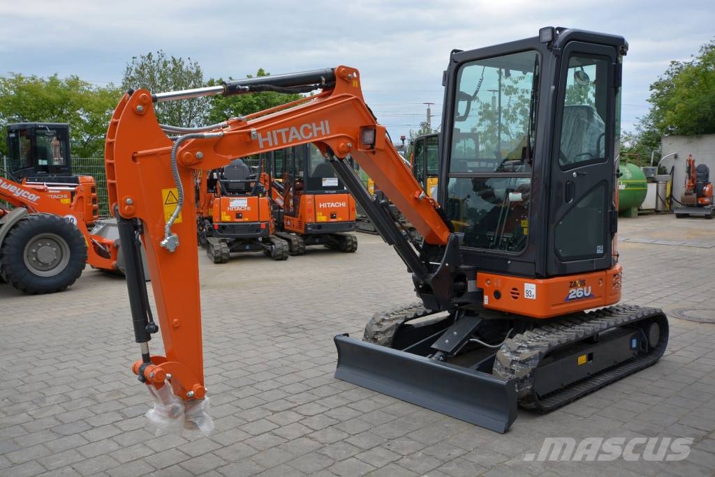 Hitachi ZX 26 U-6 Minigraafmachines < 7t