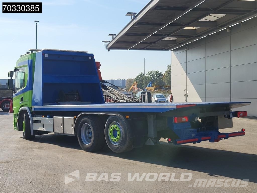 Scania P370 6X2 Recovery truck Abschleppwagen Winch Lift- Hinausautot