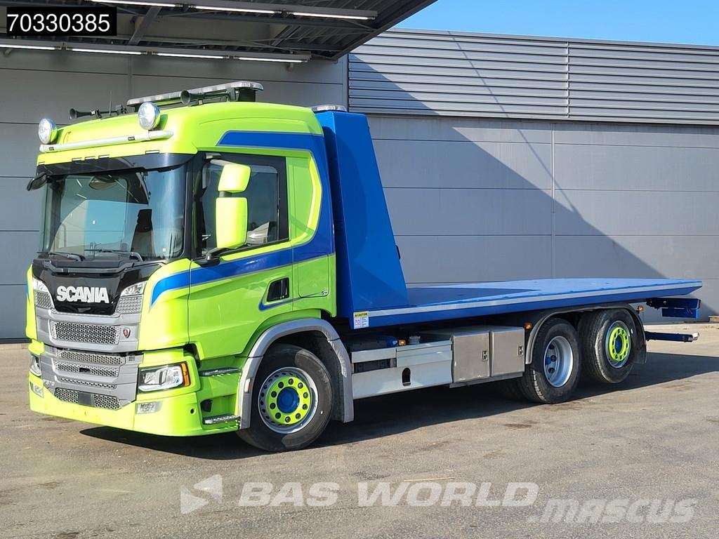 Scania P370 6X2 Recovery truck Abschleppwagen Winch Lift- Hinausautot