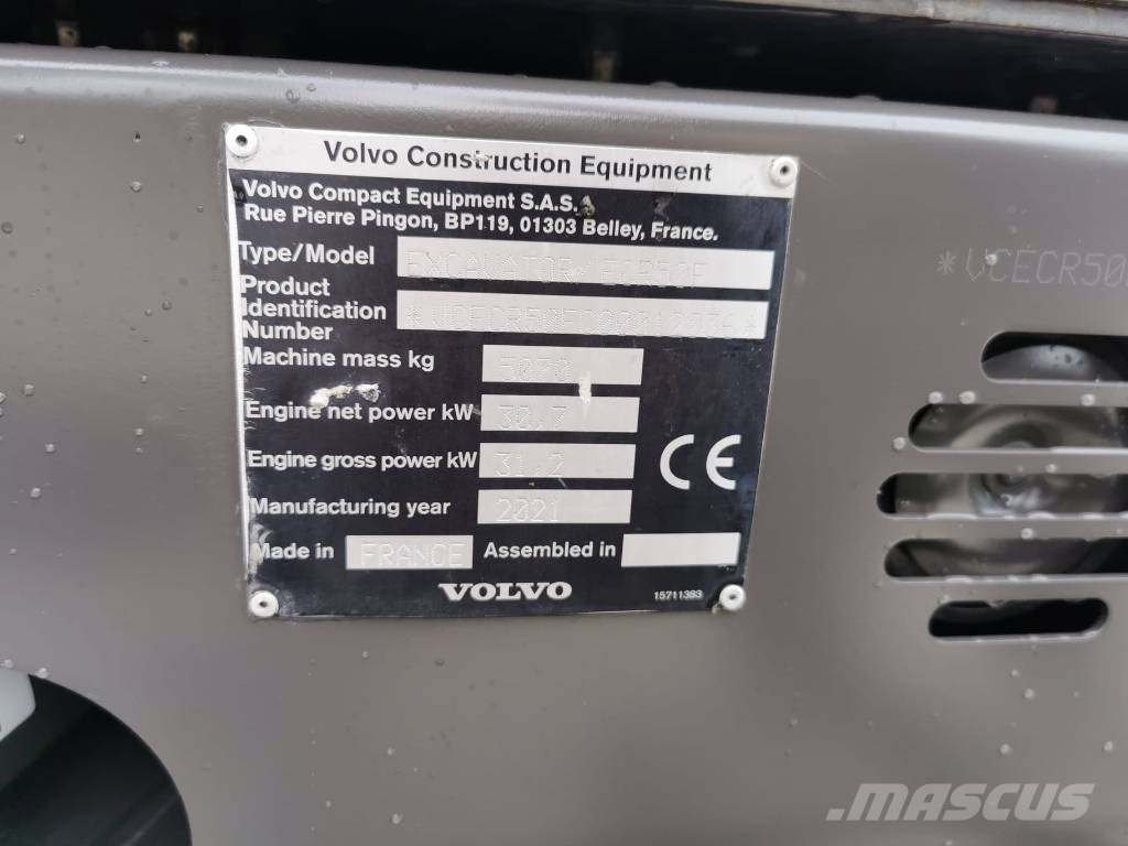 Volvo ECR 50 Mini rýpadlá < 7t