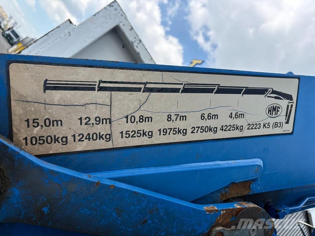 Volvo FM 12.380 + HMF 2220 K5 + 8X4 STEERING + TIPPER + Kiper tovornjaki