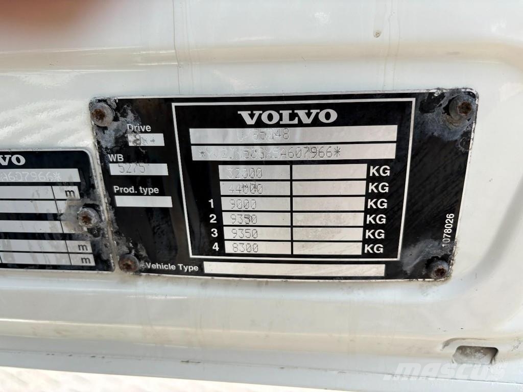 Volvo FM 12.380 + HMF 2220 K5 + 8X4 STEERING + TIPPER + Kiper tovornjaki