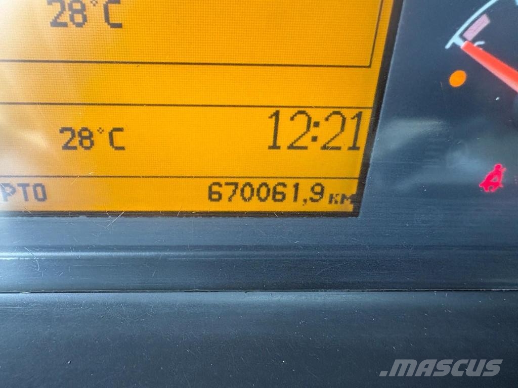 Volvo FM 12.380 + HMF 2220 K5 + 8X4 STEERING + TIPPER + Kiper tovornjaki