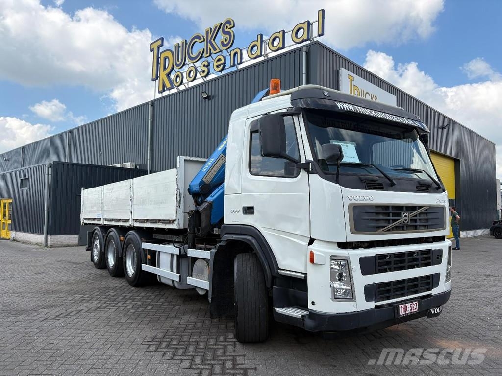 Volvo FM 12.380 + HMF 2220 K5 + 8X4 STEERING + TIPPER + Kiper tovornjaki