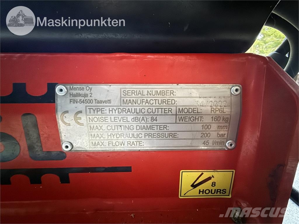  MenSe RP6L hydraulisk klippaggregat خداشات