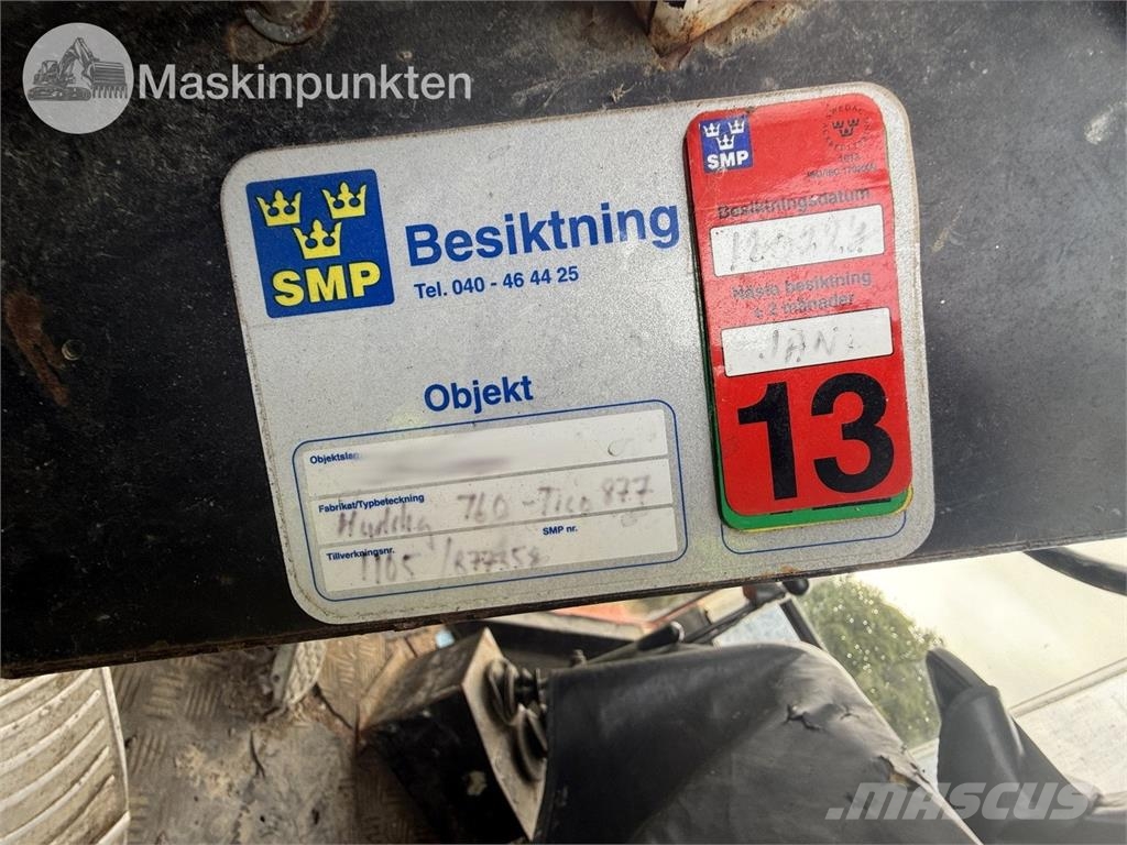 Huddig 760 Baggerlader