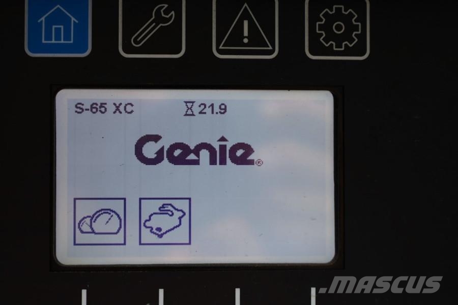 Genie S65XC Valid inspection, *Guarantee! Diesel, 4x4 Dr Teleskopik personel platformları