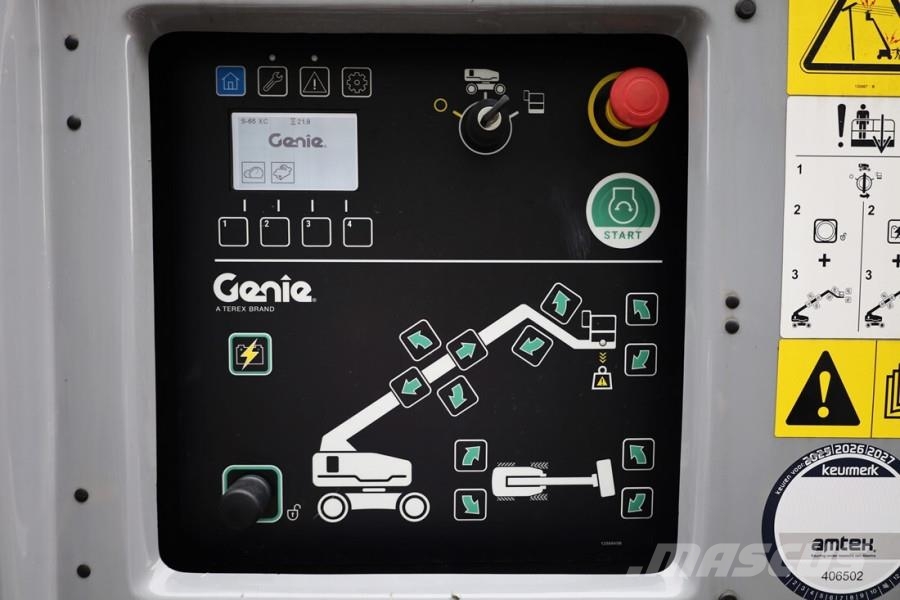 Genie S65XC Valid inspection, *Guarantee! Diesel, 4x4 Dr Teleskopik personel platformları