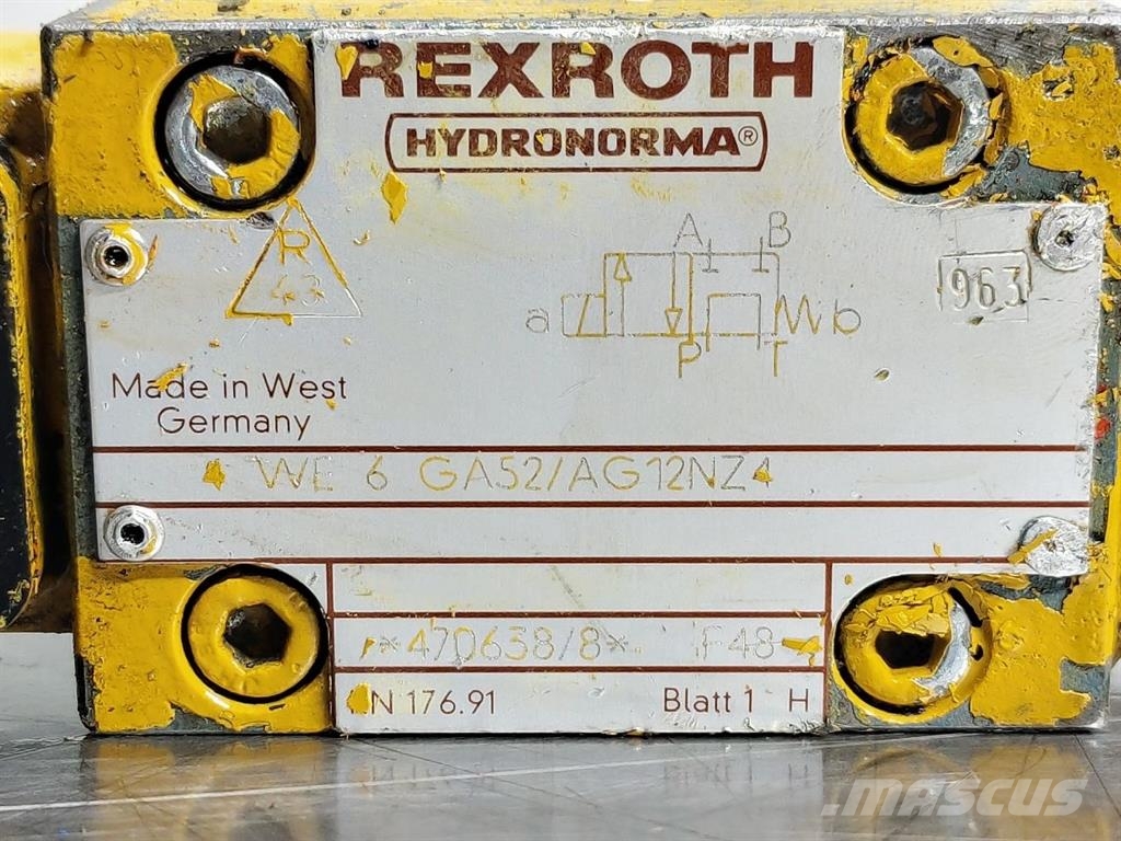 Rexroth 4WE6GA52/AG12NZ4 - NG6 4/2 Valve 12V 液压