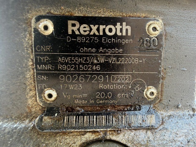 Rexroth A6VE55 USED HYDRAULIC ENGINE Hydraulik