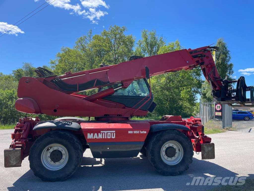 Manitou MRT 1850 Stora BM svängbara pallgafflar مناولات متداخلة