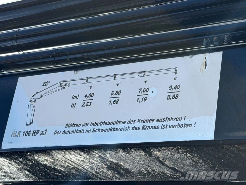 Iveco 190EL25 Haaksysteem/Kraan Euro 6 51.000 km Vrachtwagen met containersysteem