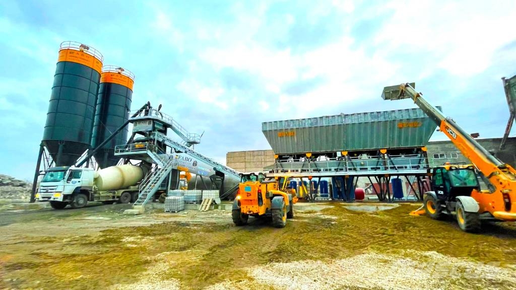 Fabo CENTRALE À BÉTON COMPACTE À GODET - 120 M3/H Sement blandeverk