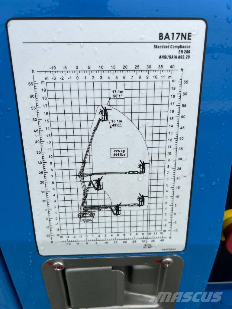 Dingli BA17NE | 2026 Plataformas con brazo de elevación manual