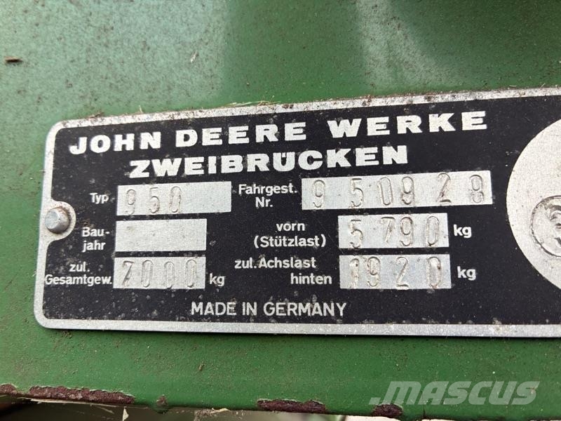 John Deere 950 Leikkuupuimurit