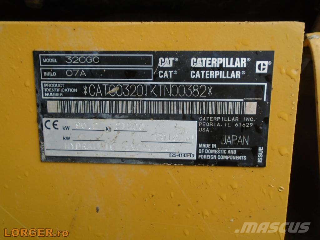 CAT 320 GC / 2018 Made in Japan ! Crawler excavators