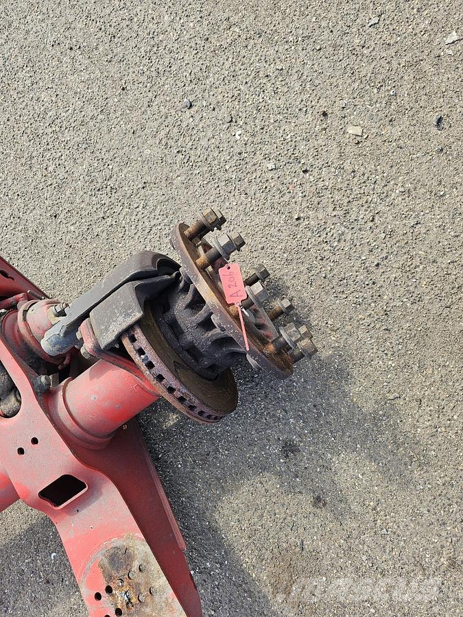 SAF TRAILER AXLE SINGLE TIRES DISC BRAKES. Nápravy