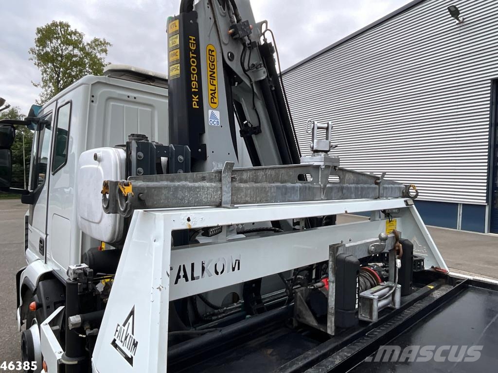 Iveco Eurocargo ML160E32 Euro 6 Falkom Abschlepp + Palfi Evakuators ar manipulatoru