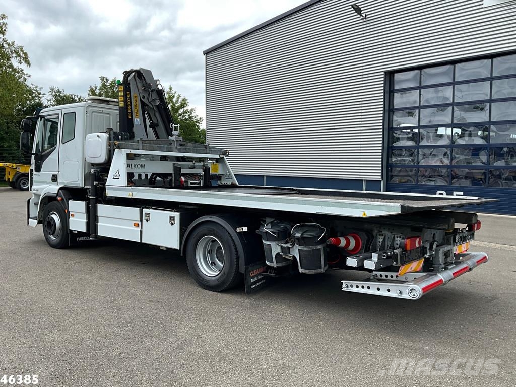Iveco Eurocargo ML160E32 Euro 6 Falkom Abschlepp + Palfi Evakuators ar manipulatoru
