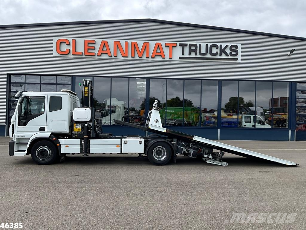 Iveco Eurocargo ML160E32 Euro 6 Falkom Abschlepp + Palfi Evakuators ar manipulatoru