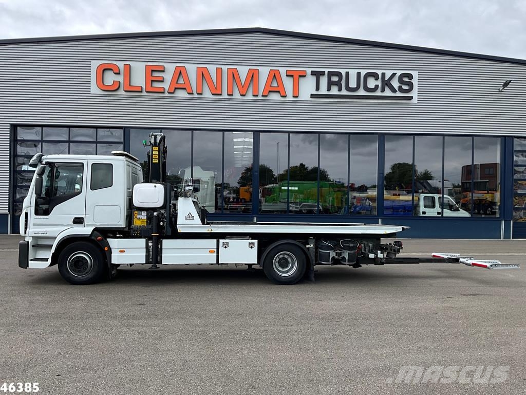 Iveco Eurocargo ML160E32 Euro 6 Falkom Abschlepp + Palfi Evakuators ar manipulatoru
