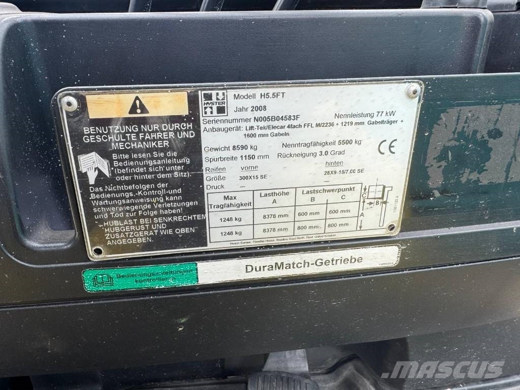 Hyster H 5.5 FT LPG heftrucks