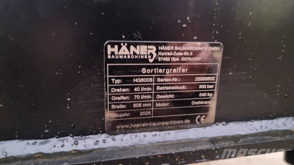 Häner HG 600s Griebtuvai