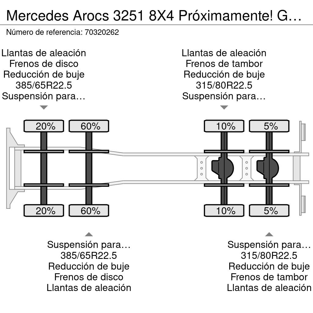 Mercedes-Benz Arocs 3251 8X4 Próximamente! Gancho 25t Retarder C Camiones polibrazo
