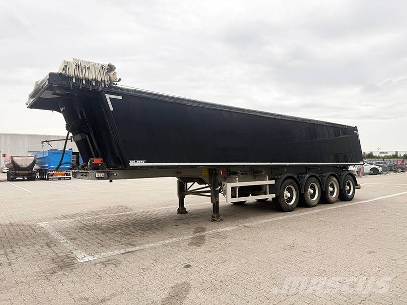 Kel-Berg 4 axle Tipper / 4 achse Alukastenmulde Kipper 37m3 Sklápěcí návěsy